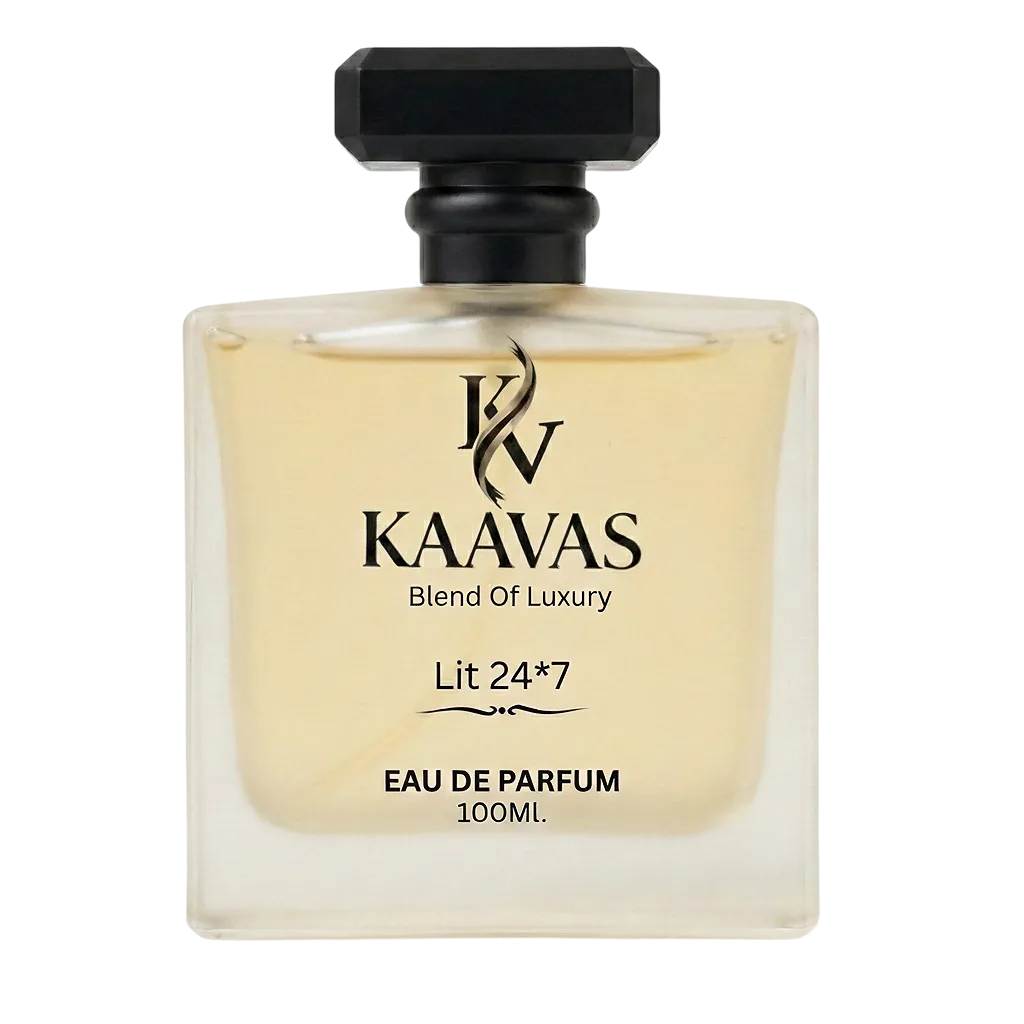Lit 24x7 woody office perfume bottle